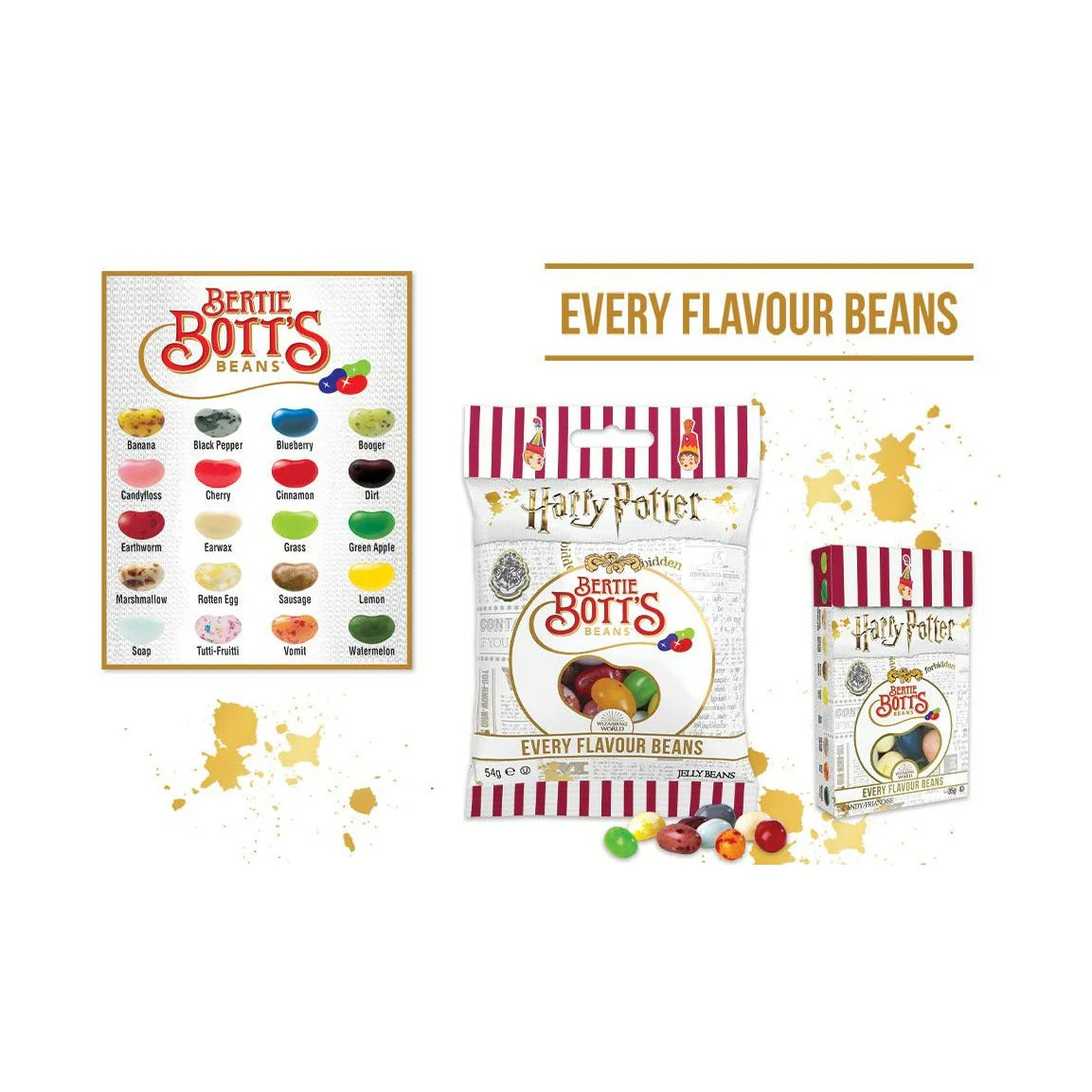 Jelly Belly Beans Harry Potter Bertie Bott's Sachet - Image 3